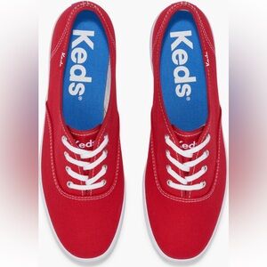 Keds Champion Red Canvas Sneaker